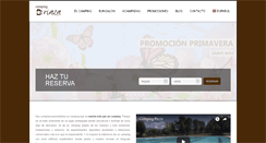 Desktop Screenshot of camping-riaza.com